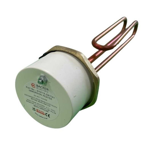 11"/279mm 2.25" BSP Copper Immersion Heater SH311A-DA11A1 (09192VC Equivalent)