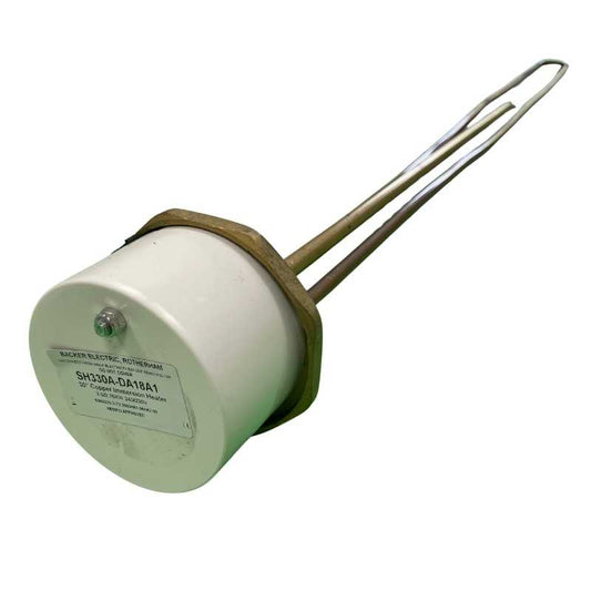 30"/762mm Copper Immersion Heater SH330A-DA18A1 (09196VC/Type BS330 Equivalent)