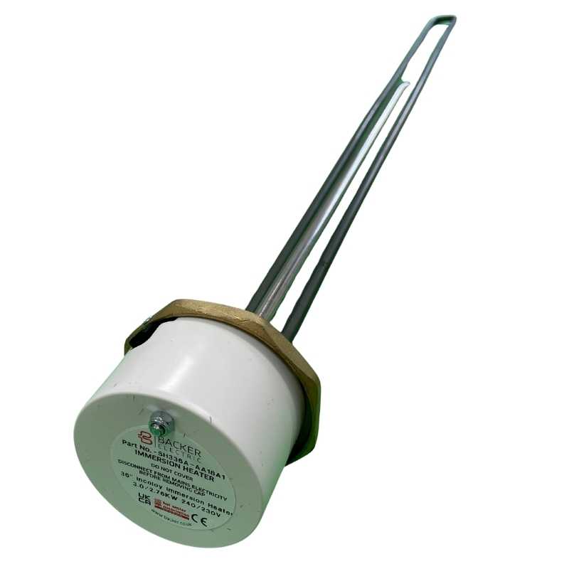 36"/914mm Incoloy Immersion Heater SH336A-AA18A1 (09024VC Equivalent)