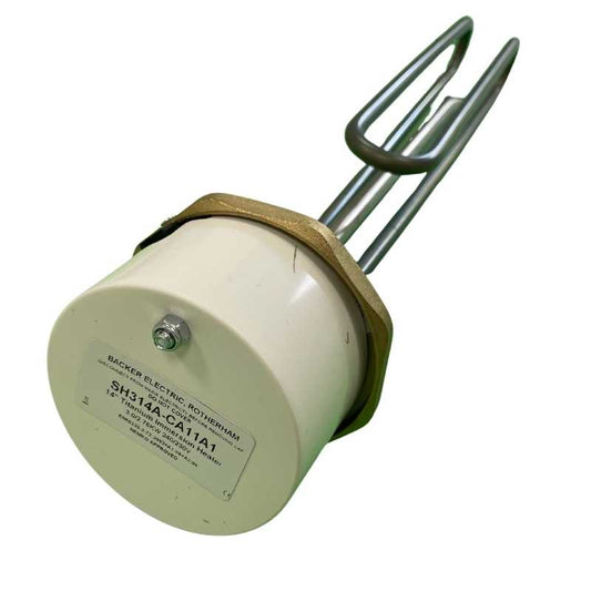 14" / 356mm 3kW 2 1/4" BSP Titanium Immersion Heater SH314A-CA11A1 (09016VS/Type BS314T Equivalent)