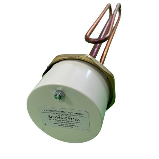 14" / 355mm 2 1/4" BSP Copper Immersion Heater SH314A-DA11A1 (09193VC/Type 314 Equivalent)
